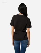 T-Shirt - H&auml;kelspitze - schwarz