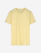 T-shirt - Effen - lichtgeel