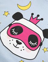 Komplet pidžame od majice i kratkih hlača - Print - broncana