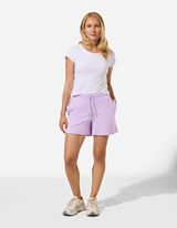 Shorts - Baumwoll-Mix - Flieder