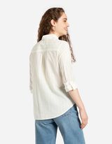 bluzka - kieszeń na piersi - jasny zolty