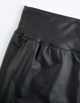 Legging - Imitatieleer - zwart