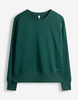 Sweatshirt - Oversized Fit - Dunkelgr&uuml;n