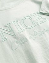 T-Shirt - Stickereien - gr&uuml;n