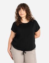 Shirt - Koord - zwart