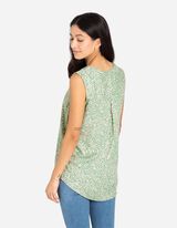 Blouseshirt - LENZING™ ECOVERO™ - groen