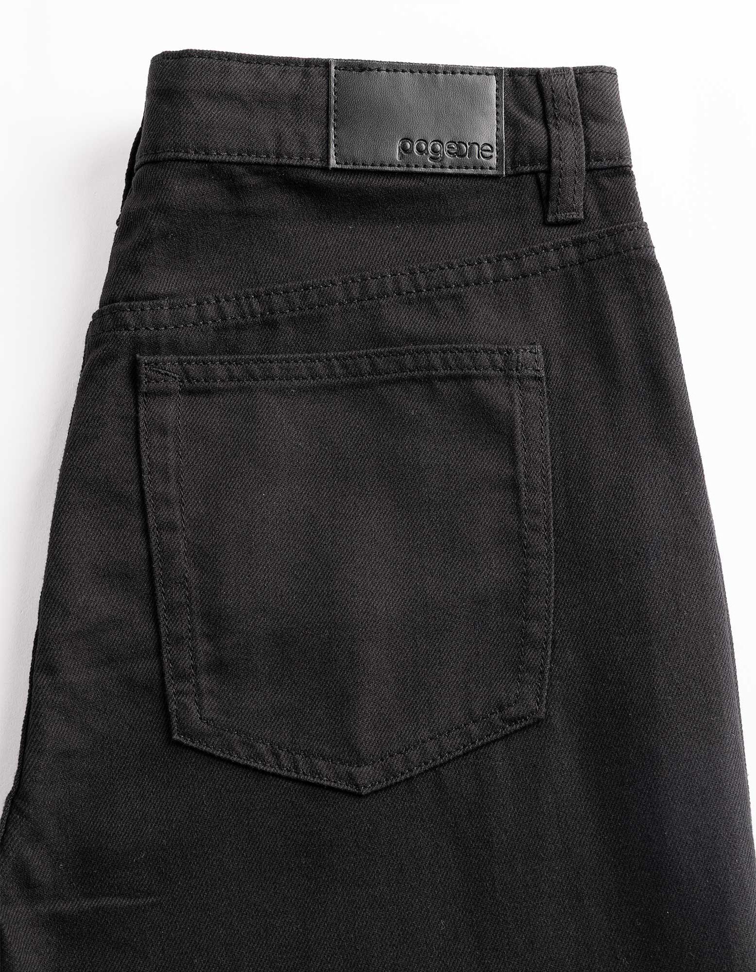 Basic Jeans - Balloon Fit - Schwarz