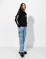 Meleg&iacute;tőfelső - H&aacute;tul nyomtatott minta - fekete