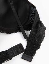 Push-Up-BH - mit Bügel - schwarz