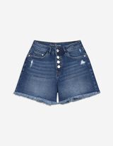 Jeansshorts - High Waist