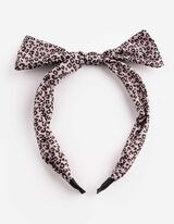 Accessoire pour cheveux - Motif l&eacute;opard - rose