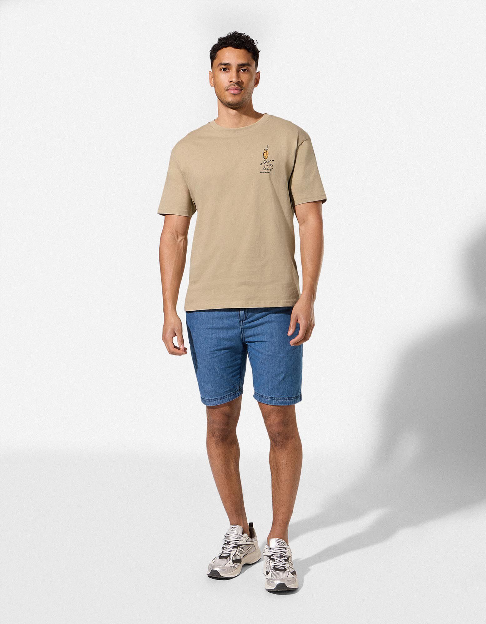 T-shirt - Dos imprim&eacute; - vert clair 