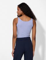 Top - Pod&iacute;l streče - svetle  modra