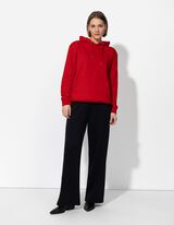 Hoodie - Kangurutasche - rot