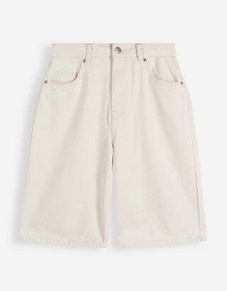 Bermuda  - Relaxed Fit - wei&szlig;