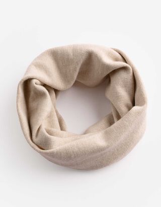Loop-Schal - Strick - Beige
