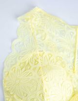 Bustier - Coppe imbottite - giallo chiaro