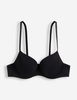 Soutien-gorge sp&eacute;cial t-shirt - noir