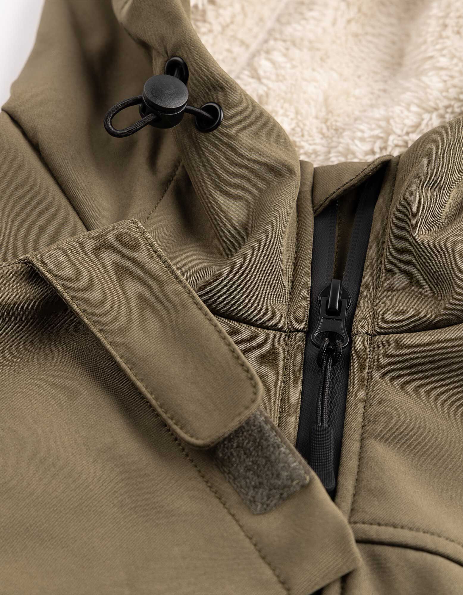 Parka - Aufgesetze Taschen - Khaki
