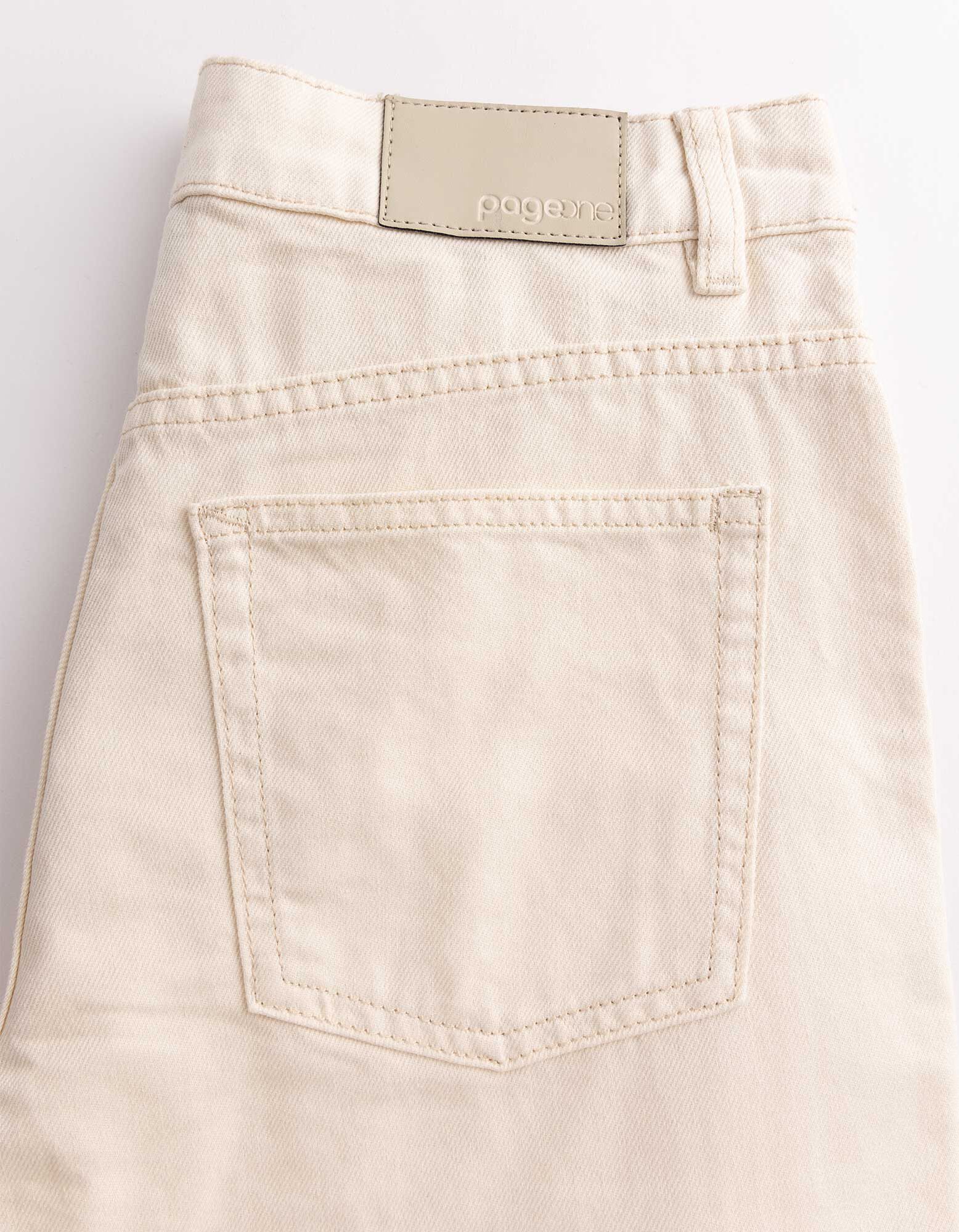 Jeans - Barrel Fit - Wei&szlig;