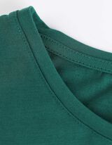 Marškinėliai - Priekinė spauda - tamsiai zalias