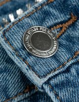 Jeans - Stampa laser - blu