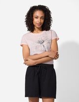 T-s&auml;rk - tr&uuml;kis - roosa