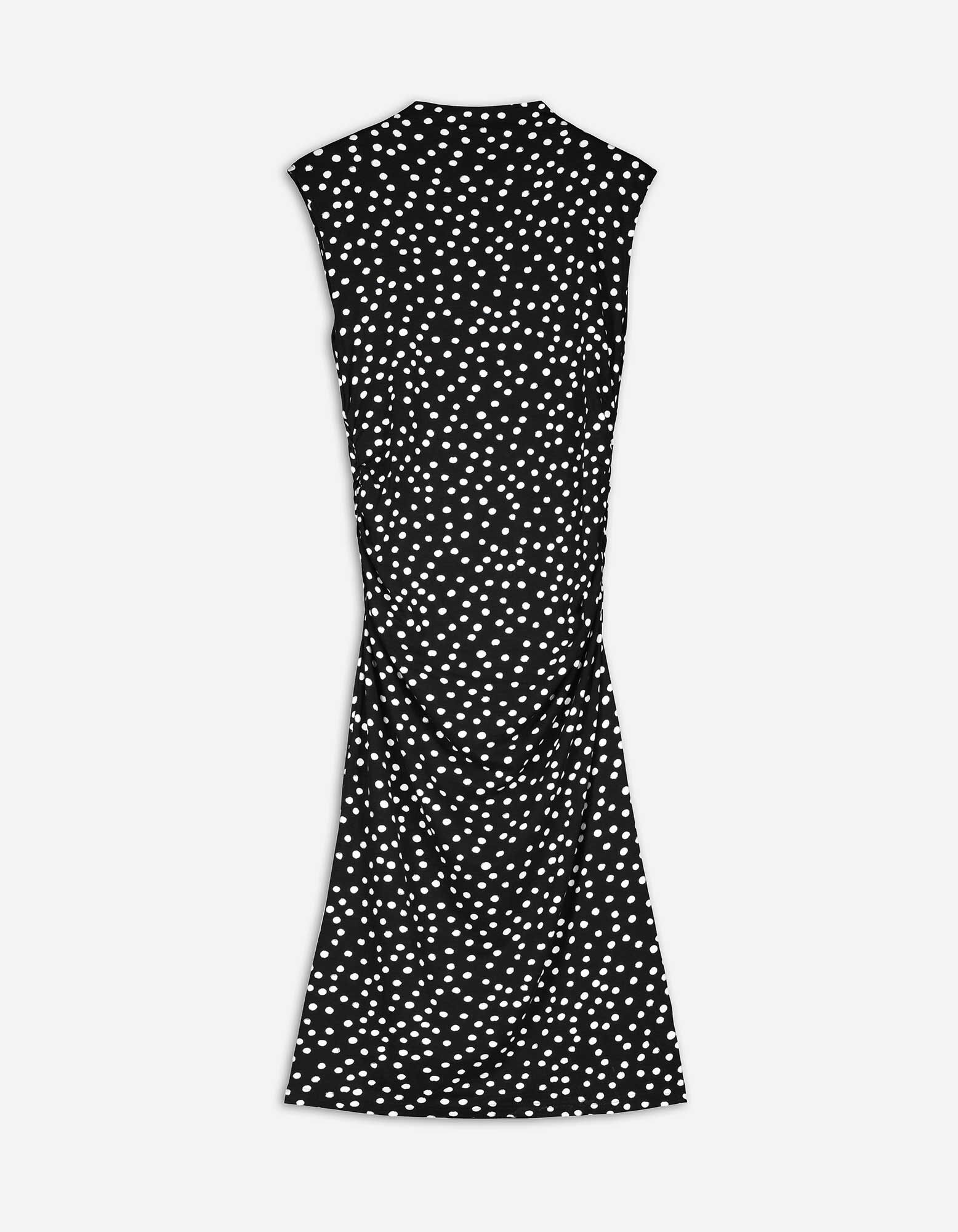 Midi jurk Aansluitend zwart Takko Fashion