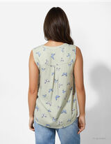 Majica na bretele - zeleno