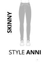 Teksaretuusid - Skinny Fit - tumesinine