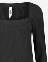 Pull-over - Viscose m&eacute;lang&eacute;e - Noir