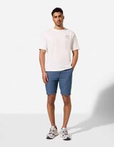 Short - Boutonnage - Bleu