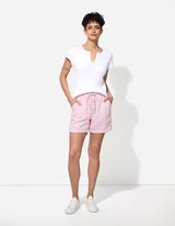 Shorts - Leinen-Mix - weiß