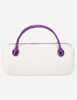 M&auml;dchen Brillenetui - Glitzer-Print       