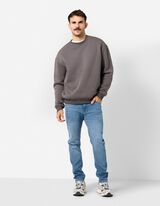 Sweatshirt - Oversized Fit - Dunkelgrau