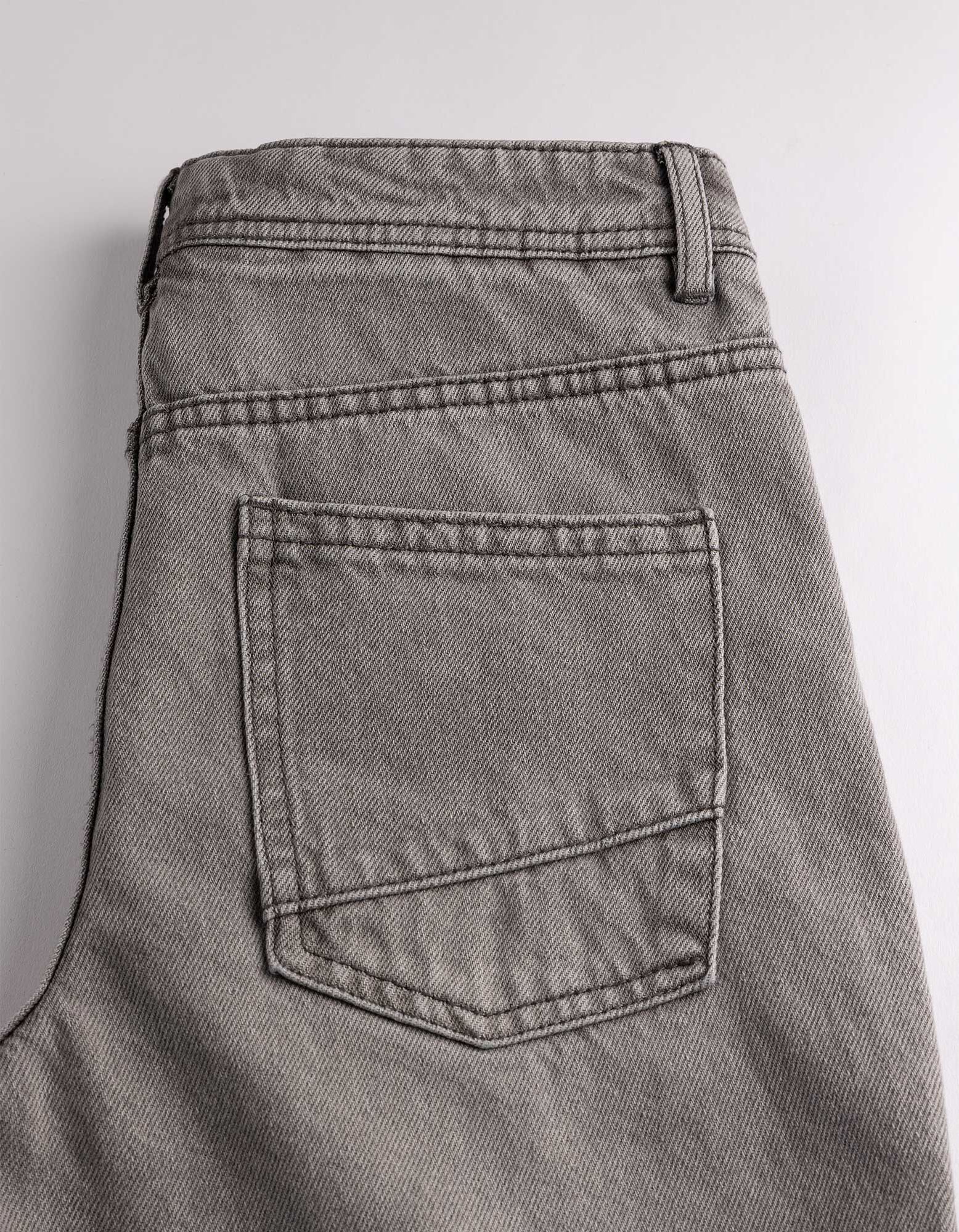 Jeans - Loose Fit - grau