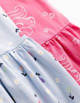 Robe - Lot de 2 - Bleu clair