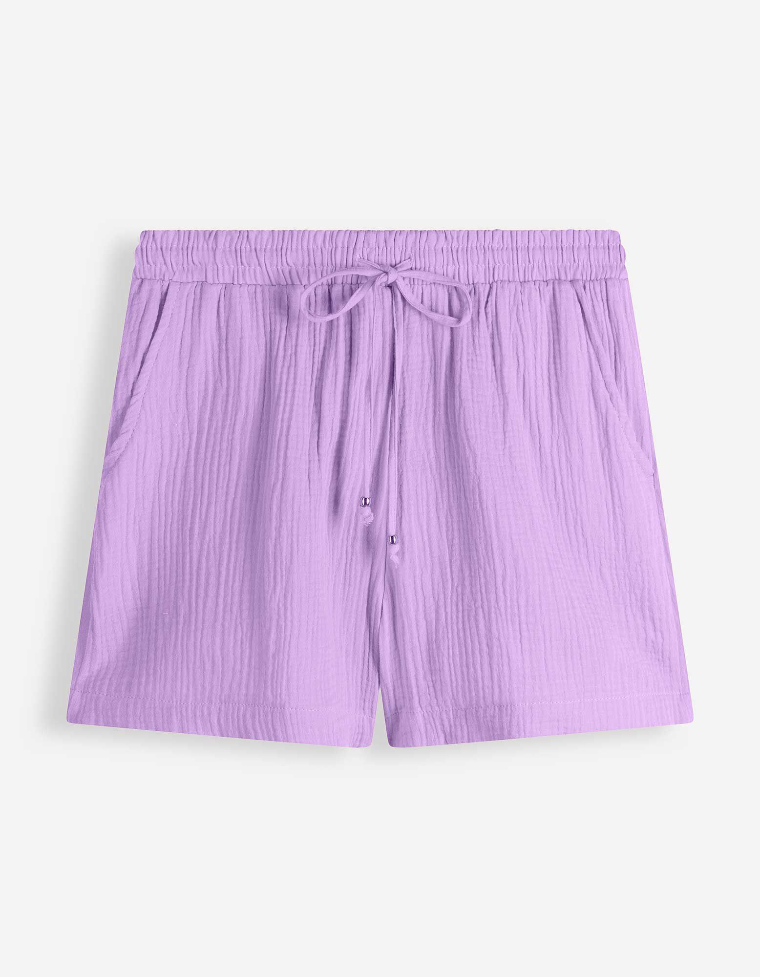Shorts - Musselin - Rosa