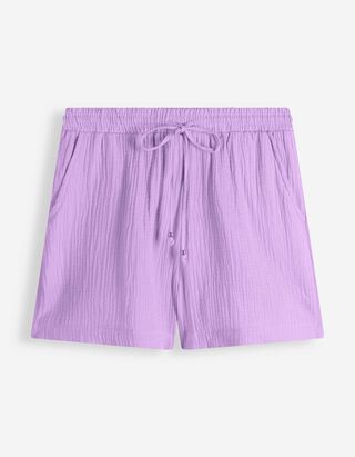 Shorts - Musselin - Rosa