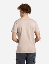 Marškinėliai - Užrašas - smelio spalvos