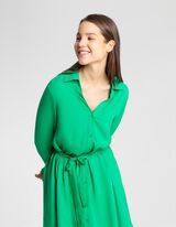 Pikk pluus - LENZING&trade; ECOVERO&trade; - roheline