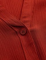 Haut en dentelle - Unicolore - rouille 