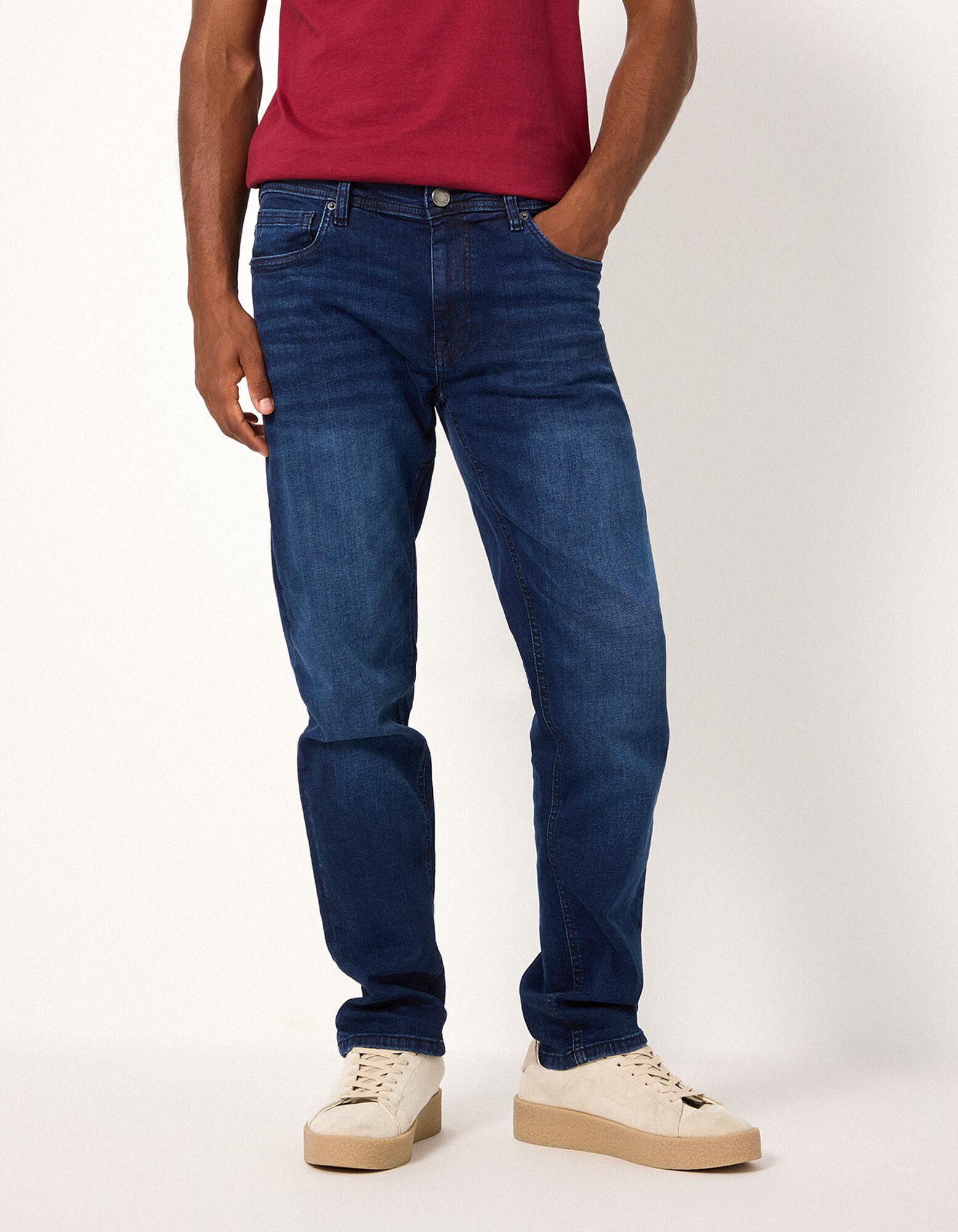 Jeans - Straight fit - Donkerblauw
