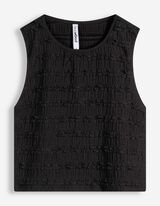 Cropped Top - Cropped - Schwarz