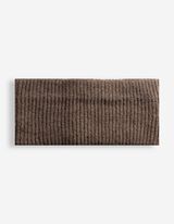 Hoofdband - Ribtricot - bruin