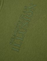 Dukserica - Print sa porukom - zeleno