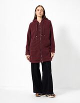 Manteau - Peluche - mauve