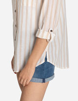 bluzka koszulowa - Oversized Fit - bez