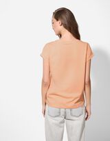 T-shirt - Borduursel - oranje