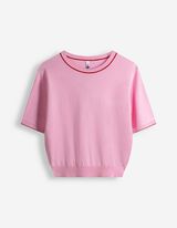 Pullover - Kurze &Auml;rmel - lila